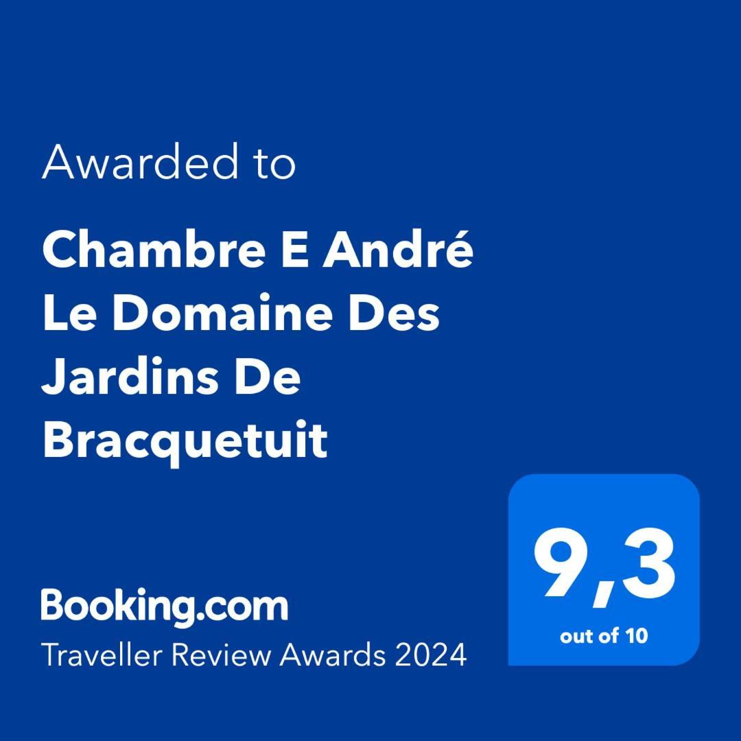 Chambre E Andre Le Domaine Des Jardins De Bracquetuit Exterior foto